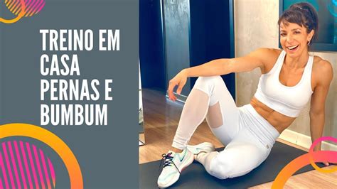 🔴treino Em Casa Para Pernas E Bumbum Carol Borba Youtube