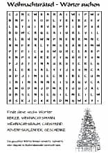 3 balsam für die seele. Weihnachtsrätsel für Kinder kostenlos ausdrucken