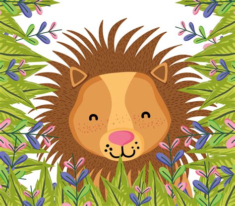 Cute Wildlife Lion Cartoon 650661 Download Free Vectors