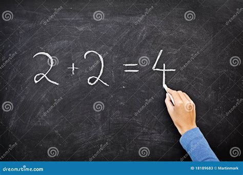 Math Blackboard Chalkboard Writing Stock Photos Image 18189683