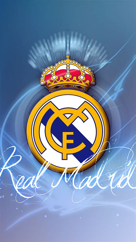 Real Madrid : Logo 1 Wallpaper for iPhone 11, Pro Max, X, 8, 7, 6 ...