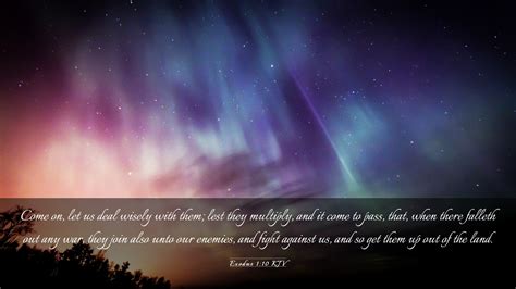 Exodus 110 Kjv Desktop Wallpaper Come On Let Us Deal Wisely With