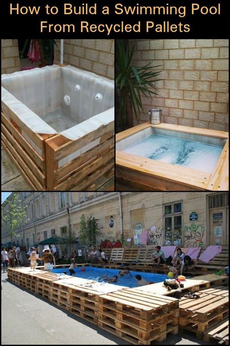 Swimming Pool From Recycled Pallets DIY Projects For Everyone