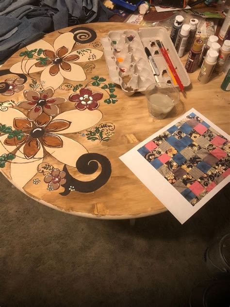 Painted Table Top Ideas Chan Epperson