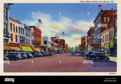 1940s Main Street Illinois Hi Res Stock Photography And Images Alamy