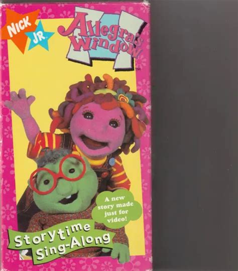 Nick Jr Allegras Window Storytime Sing Along Vhs Format 1996 29