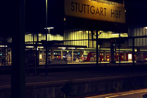 Stuttgart Hbf Foto And Bild Architektur Architektur Bei Nacht