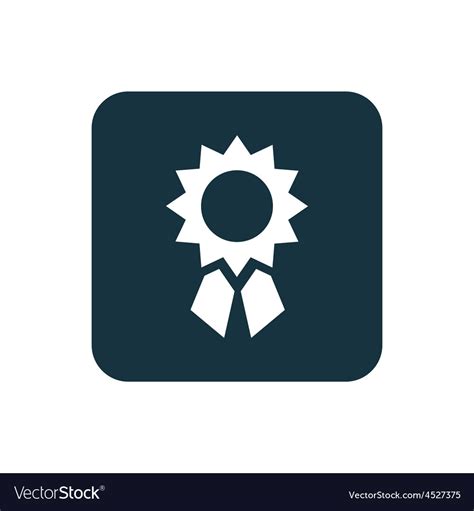 Achievement Icon Rounded Squares Button Royalty Free Vector