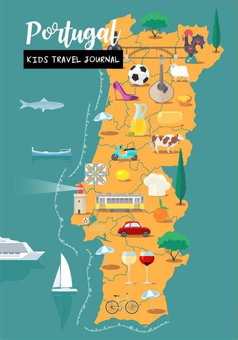 Tourist Map Of Portugal Tourist Attractions And Monuments Of Portugal