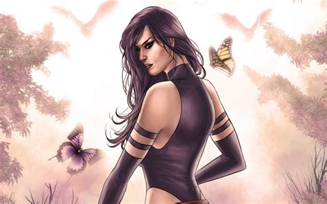 Free Download Hd Wallpaper Babe Fantasy Marvel Psylocke Sexy Warrior X Men Xmen