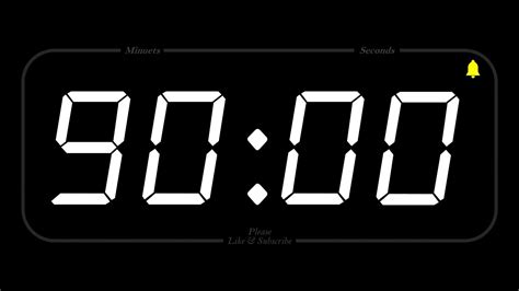 Plastic sand clock 30 minutes, small purple sand watch 30 min, hour glass colorful sandglass timer for kids, games, classroom, kitchen, decorative. 90 MINUTE - TIMER & ALARM - 1080p - COUNTDOWN - YouTube