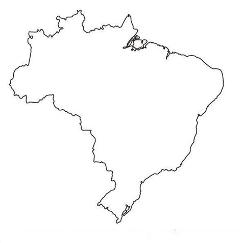Mapas de Brasil para colorear y descargar Colorear imágenes
