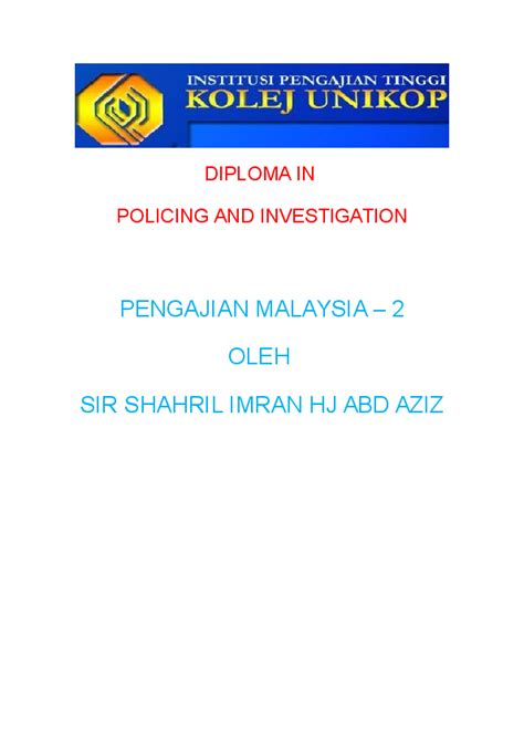 Contoh proposal kajian menggunakan metodologi penyelidikan pengajian islam. (DOC) Assignment DPI - PENGAJIAN MALAYSIA 2 | Nithya ...