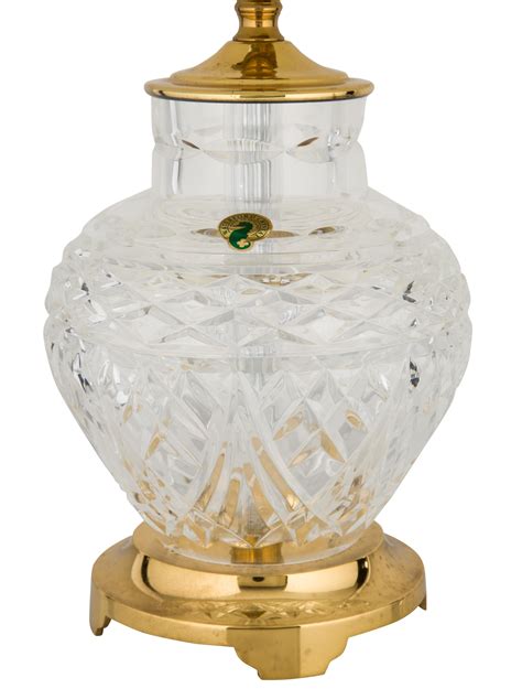 Largest collection of waterford crystal lamps, ceiling fixtures and hurricanes in patterns such as lismore, alana, beaumont, colleen, achill, kilmore these stunning lamps brings radiance to any desk or bedside table. Waterford Crystal Table Lamp - Lighting - W5W23031 | The ...