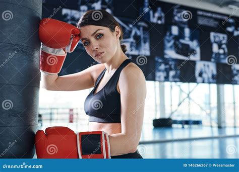 Boxer In Gym Stock Image Image Of Girl Activity Competition 146266267