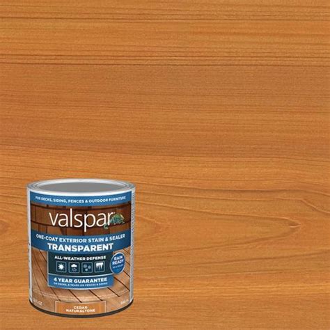 Wood stain color chart for kitchen cabinets. Valspar Pre-Tinted Cedar Naturaltone Transparent Exterior ...