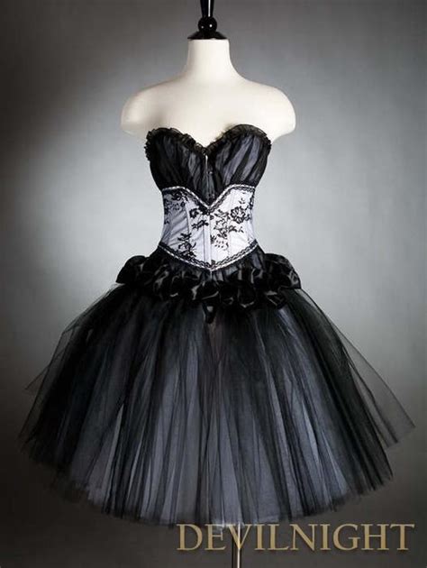 Gothic Wedding Black Gothic Corset Prom Dress 1981079 Weddbook