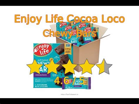 Lets Review Enjoy Life Cocoa Loco Chewy Bars In 2024