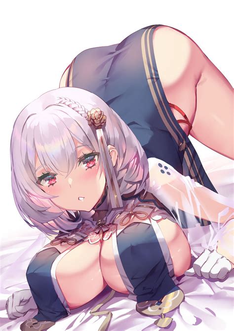 Rule 34 1girls Azur Lane Bangs Between Breasts Big Ass