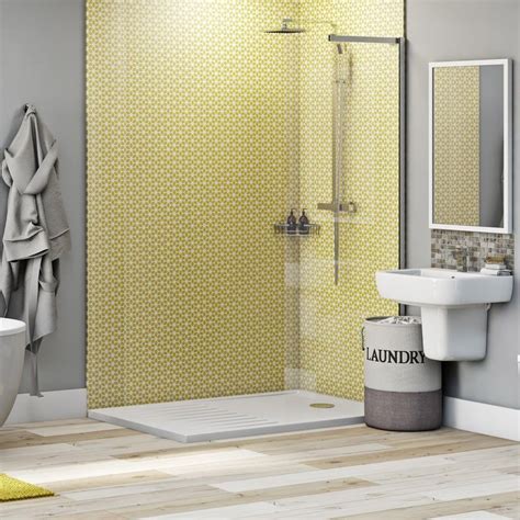 Showerwall Custom Retro Acrylic Shower Wall Panel Acrylic Shower