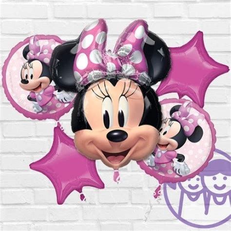 Minnie Mouse Forever Foil Balloon Bouquet Little Pickles
