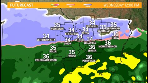 St Louis Forecast Tracking Wednesdays Wintry Weather Timeline
