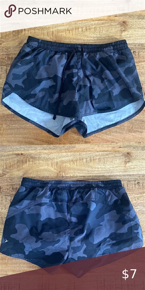 Old Navy Camo Athletic Shorts In 2022 Gym Shorts Womens Navy Camo Athletic Shorts