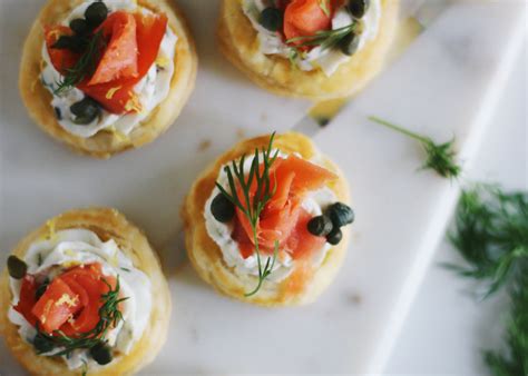 Goat Cheese Smoked Salmon Puff Pastry Bites Parsnips And Pastries
