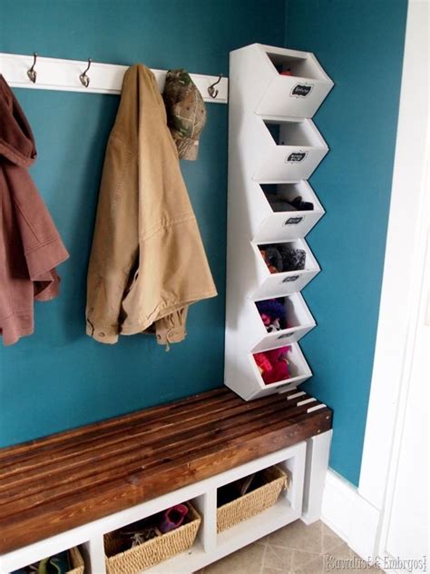 Feel at home in your mudroom. Mudroom Cubbies: Storage for Hats & Mittens | Reality Daydream | Mudroom cubbies, Home, Home decor
