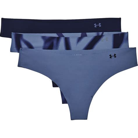 under armour pure stretch thong print underwear 3 pack women s