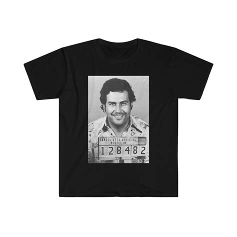 Pablo Escobar Mugshot T Shirt Etsy