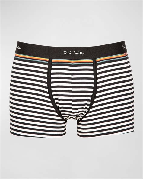Paul Smith Mens Bicolor Stripe Trunks Neiman Marcus