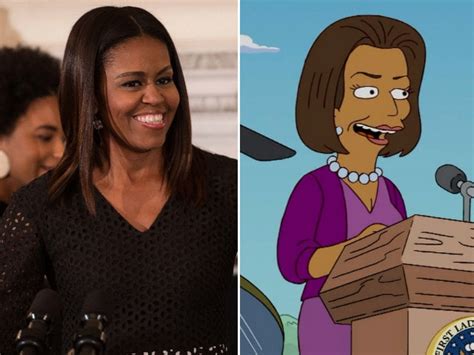 Michelle Obama Refused Role In The Simpsons With Note Saying Good Try