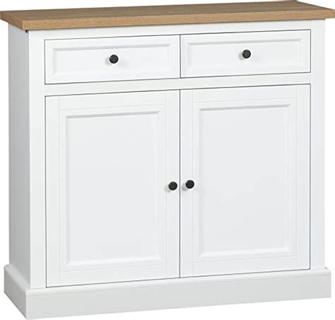 Homcom Sideboard Buffet Cabinet With Storage Drawers 2 Door Kitchen