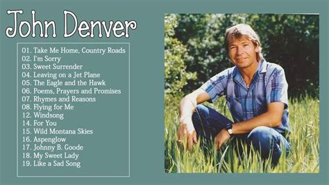 John Denver Greatest Hits Of All Time ~ Golden Classic Country Songs Of