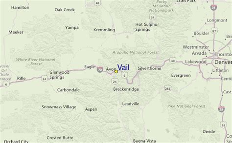 Vail Ski Resort Guide Location Map And Vail Ski Holiday Accommodation