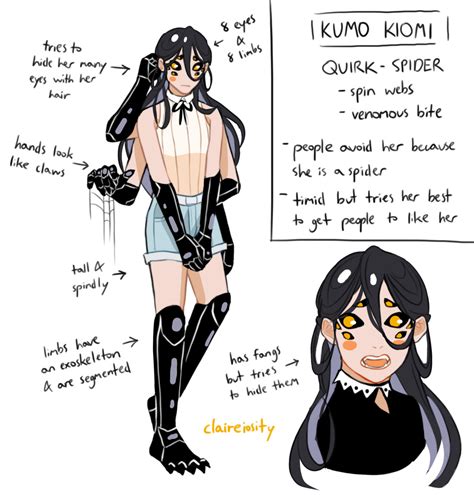 I Finally Made A Bnha Oc Her Name Is Kumo Kiomi And Shes A Spider Gorl