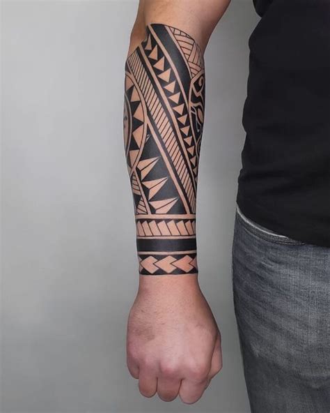 Polynesian Forearm Tattoo Tribal Forearm Tattoos Tribal Tattoos For