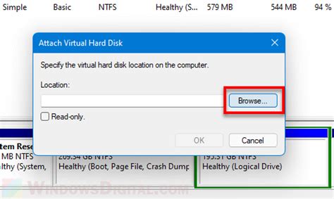 How To Open Or Delete Vhdxvhd File In Windows 11
