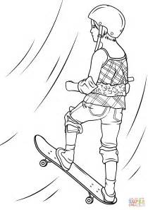 Skateboarding Coloring Pages Kidsuki