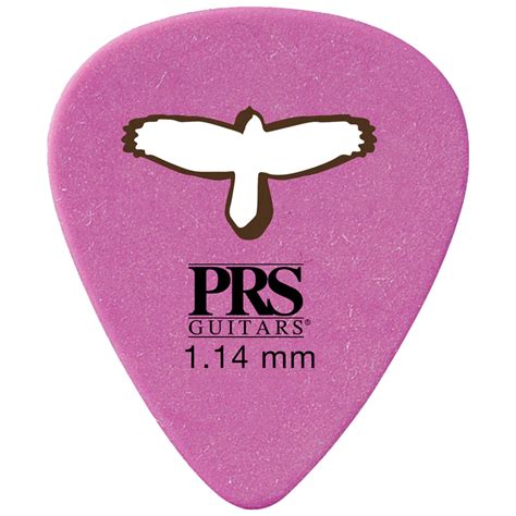 Prs 114mm Purple Delrin Punch Guitar Picks 12 Pack