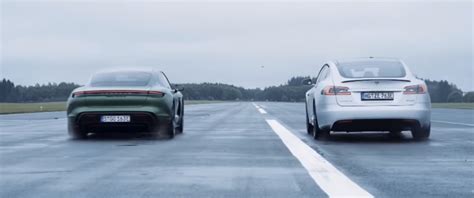The Matchup We Ve All Been Waiting For Tesla Model S Plaid Vs Porsche Taycan May Happen Next