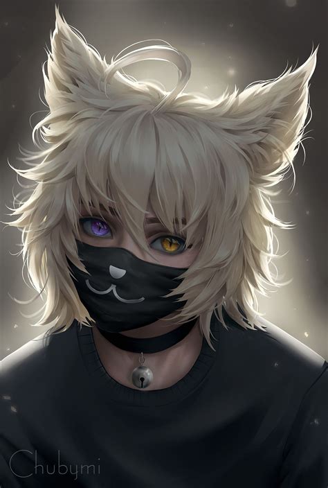 Artstation Cute Boy Chuby Mi Anime Cat Boy Anime