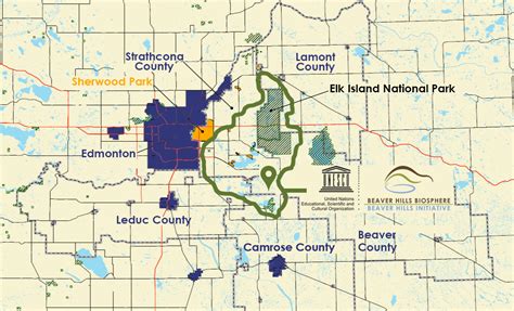 Strathcona County Map Map Of West