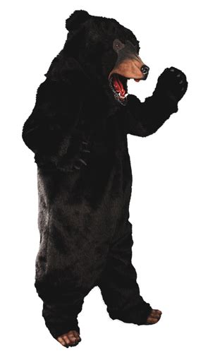 Black Bear Complete Adult Deluxe Costume Size Standard One Size Ebay