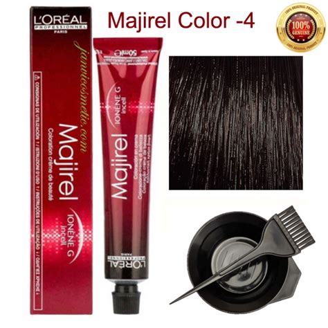 Loreal Professionnel Majirel Hair Color Cream No 4 Brown Loreal