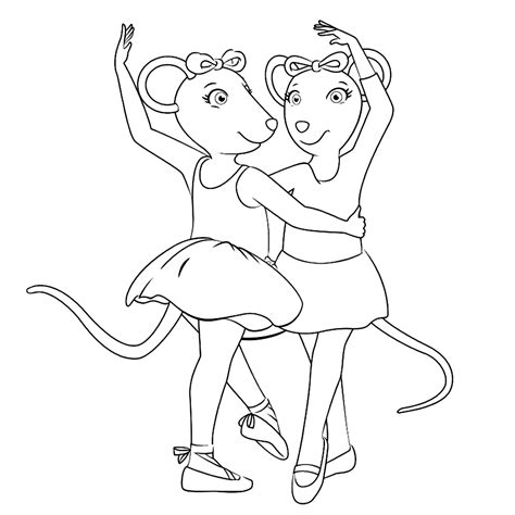 Leuk voor kids Angelina samen met haar best vriendin, Alice.