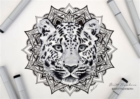 Leopard Mandala By Phnyx On Deviantart