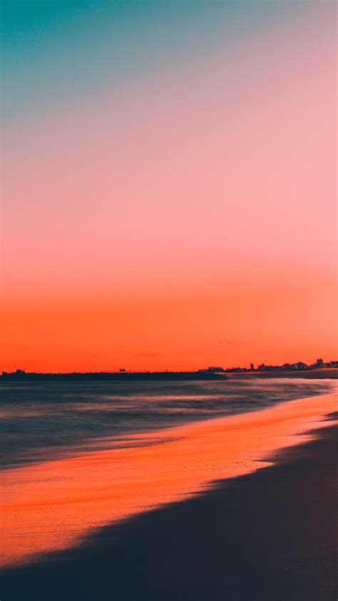 1080x1920 1080x1920 Nature Beach Sunset Hd 5k For Iphone 6 7 8 Wallpaper