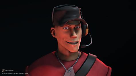 Sfm Poster Meet The Scout Red By Patrickjr On Deviantart